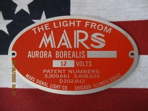 MARS Aurora Borealis Oval Reproduction Replacement Badge - Picture 1 of 1
