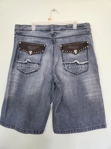 Blac Label Shorts Mens Size 38 Premium Denim Goods Blue Hip Hop - Picture 1 of 14