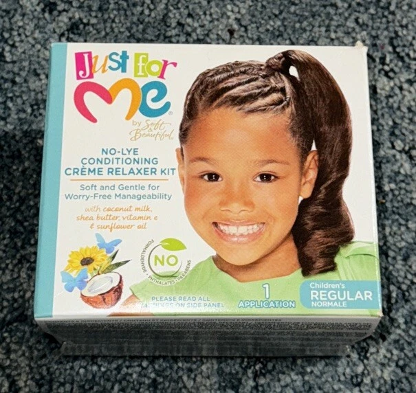 Just For Me Relaxer Kit Für Kinder – Schonende Glättung Für Feines Kinderhaar