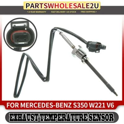 Sensor de temperatura de gases de escape EGT para Mercedes Benz W221 S350 2012 2013 V6 3,0 L Foto 1 de 4
