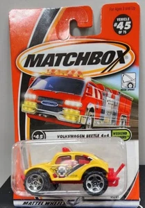 Matchbox #45 WEEKEND CRUISER Yellow VW BAJA BUG VOLKSWAGEN BEETLE 4X4 - Picture 1 of 2