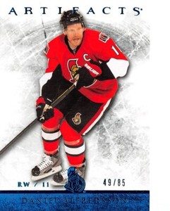 2012-13 Artifacts Sapphire #15 Daniel Alfredsson /85