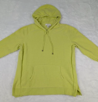 Christopher Banks 女式 XL 码绿色连帽衫长袖套衫 * 孔 — 第 1/4 张图片