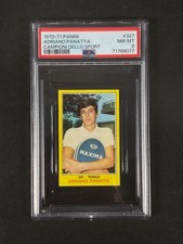 1970 Panini Campioni dello Sport - Adriano Panatta #327 Rookie - PSA 8
