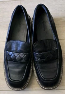 Nordstrom Torie Platform Loafer Black Size 7.5W - Picture 1 of 6