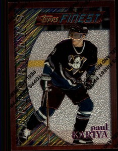 1995-96 Finest Anaheim Ducks Hockey Card #189 Paul Kariya B