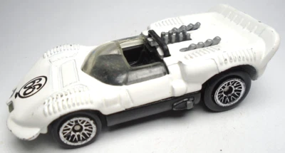 Hot Wheels Chaparral 2 #66 1997 blanco 1:64 diecast 2 5/8" coche de carreras con negro Foto 1 de 4