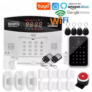 Sistema di allarme GSM WiFi 433MHz allarme antifurto casa compatibile con Alexa - Foto 1 di 37