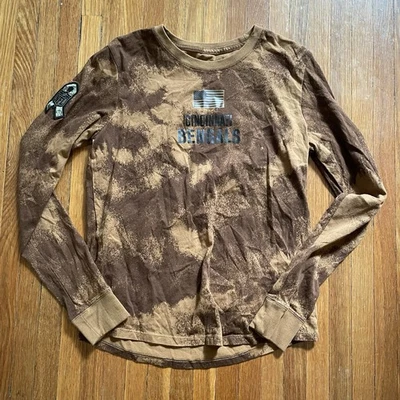 Cincinnati Bengals Nike Salute to Service Long Sleeve Women’s Shirt Small - Image 1 of 3