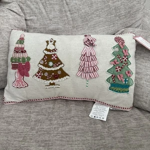 Almohada Decorativa Árbol de Navidad Rosa Cupcakes Y Cachemira - Imagen 1 de 6