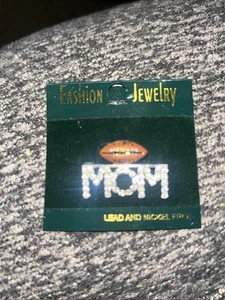 Football Mom Rhinestone Brooch 🏈🏈 New.  Lead And Nickel Free - Picture 1 of 3