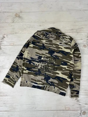 Chaqueta Camuflada Vintage Dolce Gabbana Logo Grande Militar Y2K Años 90 Hombres Talla S Camuflada Foto 1 de 4
