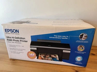 Epson Stylus Photo R280 Ultra Hi-Definition Color Inkjet Printer New Sealed - Image 1 of 2