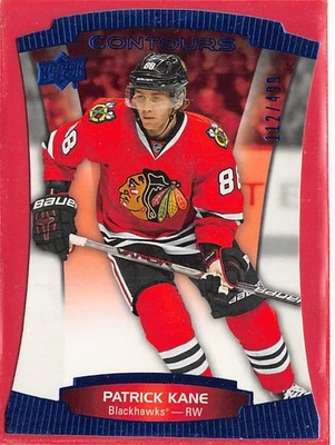 2015-16 Upper Deck Contours Blue #30 Patrick Kane/499 Foto 1 de 2