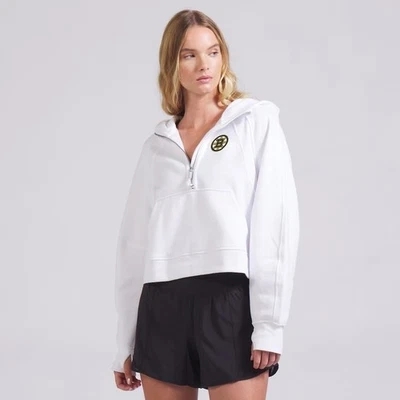 Lululemon Boston Bruins Womens M/L Scuba Oversized Half-Zip Hoodie White - Image 1 of 4
