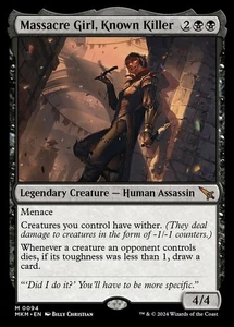 MTG Massacre Girl, Known Killer - Foil, Light Play, English Murders at Karlov Ma - Bild 1 von 1