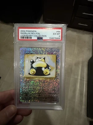 Snorlax 64/110 Legendary Collection Reverse Holo PSA 6  - Image 1 of 2