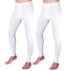 HERMKO Herren lange Unterhose 2x  Bio-Baumwolle Eingriff Feinripp Übergröße 3540 - Bild 1 von 12