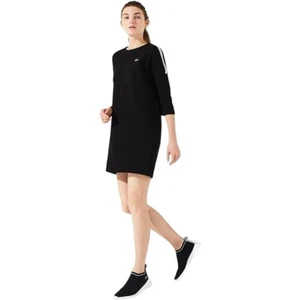 Neu Lacoste Sport Logo Tape Tennis Sweatshirt Minikleid schwarz Größe 38 8 Medium - Bild 1 von 8