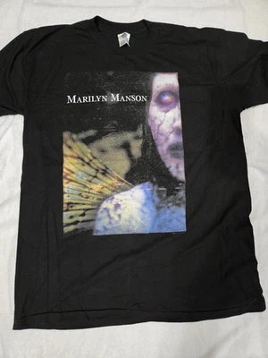 Camiseta De Colección Marilyn Manson 1996 Winterland Antichrist Superstar Negra Talla XL Foto 1 de 3