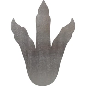 Huella de dinosaurio acero recortado metal arte decoración - Imagen 1 de 1