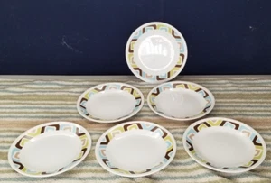 NEU, mit Etikett Set 6 eingestellte Corelle quadratische Muster 6,75" Brotteller - Bild 1 von 11