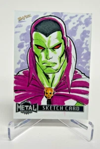 2023 Marvel Metal Universe Avengers Drax ANTHONY FIGARO Sketch Card 1/1 - Picture 1 of 2