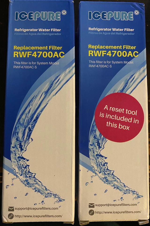 RWF4700AC Water Filter  Fit for LT1000P, ADQ747935, LMXS28626D, LT1000PC 2PACK - Image 1 of 1