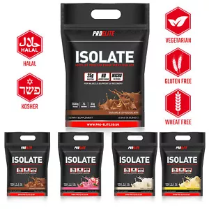 PROELITE Pure Whey Protein Isolate Powder ISO Whey Zero Vegetarian|Halal|Kosher - Picture 1 of 29