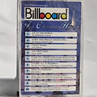 Billboard Top Christmas Hymns Cassette Tape Vintage Holiday Music 1991 Sealed - Image 1 of 3