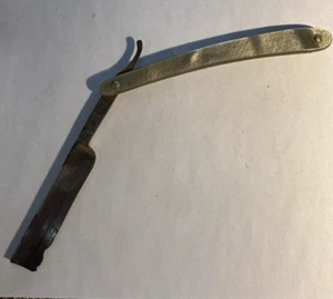 Vintage Straight Edge Razor Golden Pearl Philips Medical Omaha Made in Germany - Picture 1 of 6