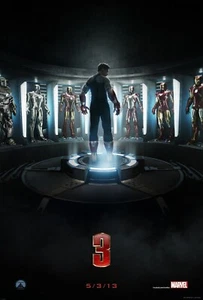 Póster original de la película Iron Man 3 27x40 DS 2013 - EX - Imagen 1 de 1