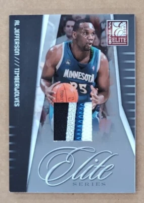 2009-10 Donruss Elite Series Jerseys Prime #17 Al Jefferson #30/50 - Image 1 of 2
