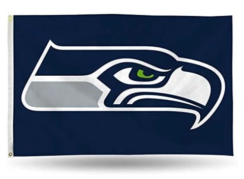Seattle Pro Football Team Flag 3 x 5 Tailgate Flag Mancave Football Banner Cover