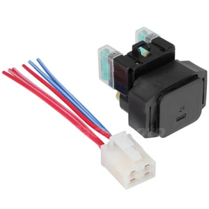 Starter Solenoid Relay + Plug For Yamaha Kodiak 450 YFM450 FA FAH 2003-2006 ATV - Picture 1 of 9
