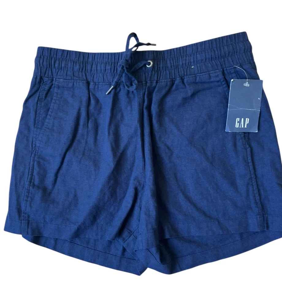 GAP Women's XL Lightweight & Comfortable Linen Shorts Pink