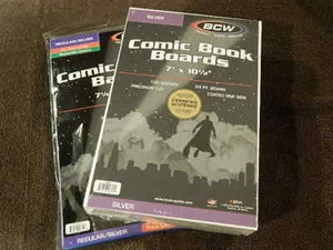 100 New BCW Silver Age Resealable Thick Comic Book Bags And Boards - Acid Free - Picture 1 of 3