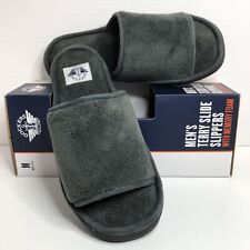 Men's Terry Slide Slippers Medium Size 8-9 Dockers
