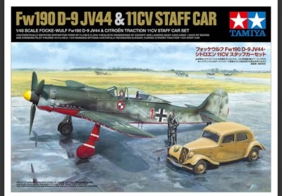 Modellino in plastica auto personale Tamiya 1/48 Focke-Wulf Fw190 D-9 JV44 & ... - Immagine 1 di 2