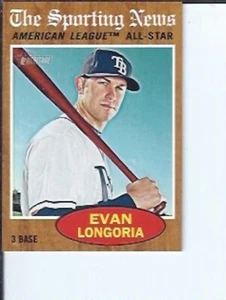 Evan Longoria 2011 Topps Heritage All Star SP - Picture 1 of 1