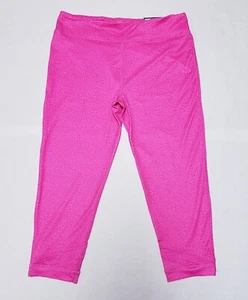 Tek Gear Girls 7/8 Performance Leggings - Hot Pink Cheetah - Size 20 PLUS - NEW - Picture 1 of 9