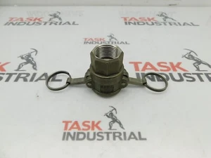 Camlock Female Coupler x Female NPT Stainless Hose Fitting 1"  Lot of 2 - Picture 1 of 3