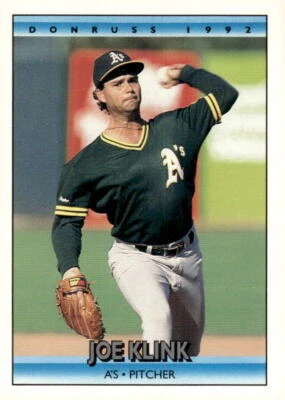 1992 Donruss #183a Joe Klink - Image 1 of 2