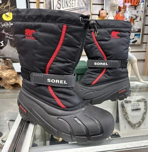 Authentic Youth Sorel Flurry Winter Boots Sz 7 Removable Insert Waterproof - Picture 1 of 6