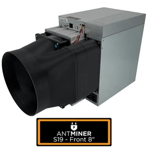 Silenciador de funda de ventilador frontal Antminer + PSU 8 pulgadas KS5 KS3 K7 KA3 S21 S19 D9 L7 HS3 - Imagen 1 de 9