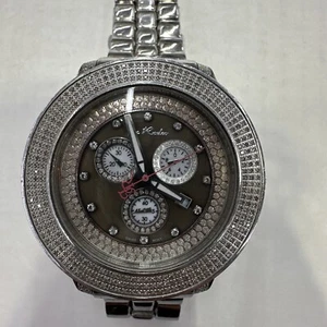 Used Authentic Mens Joe Rodeo  Pilot Jrpl2 Chronograph Diamond Watch - Picture 1 of 10