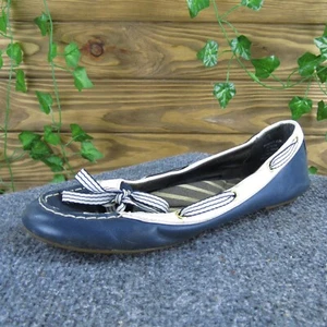 SPERRY Women's Boat Shoe Blue Leather Sz 8.5 Medium Used 2025 - Imagen 1 de 6