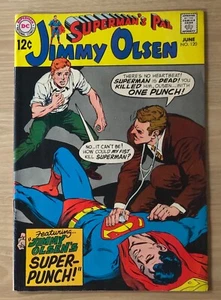 Superman's Pal Jimmy Olsen #120 DC Comics Edad de Plata Super Punch Neal Adams en muy buen estado- - Imagen 1 de 4