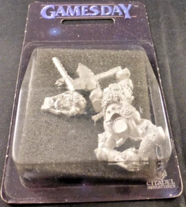 Gamesday 2000 Black Orc Boss RARE Metal OOP Limited Edition Games Day Blister - Picture 1 of 6