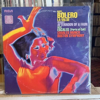 [CLASSIC] ~ EXC LP ~ CHARLES MUNCH ~ DEBUSSY ~ RAVEL ~ IBERT ~ Bolero ~ La Valse ~ после обеда O - Изображение 1 из 4